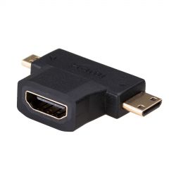 Adattatore HDMI / miniHDMI / microHDMI AK-AD-23