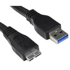 Cavo USB 3.0 A-microB 1.8m AK-USB-13