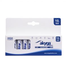 Batteria alcalina AA LR6 Akyga AKY2067 1.5V / 3050mAh 10pcs