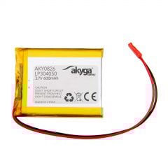 Batteria Li-Po LP304050 Akyga AKY0826 3.7V / 600mAh PCM Connettore JST a 2 pin 150mm