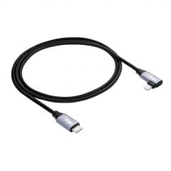 Cavo angolato USB type C / Ligtning 1m AK-USB-56 30W Maglia