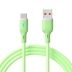 Cavo USB type C / USB A 1m AK-USB-64 Silicone Verde