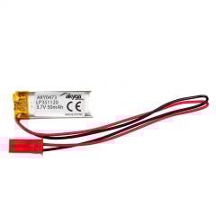 Batteria Li-Po LP351120 Akyga AKY0473 3.7V / 50mAh PCM JST 2-Pin Connettore 150mm
