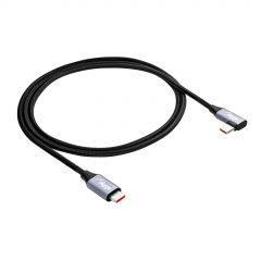 Cavo angolato USB type C / USB type C 1m AK-USB-54 60W Maglia