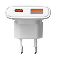 Caricabatterie AK-CH-31 USB-A + USB-C PD 5-20V / max. 3.25A 65W Quick Charge 4+ GaN