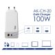 additional_image Caricabatterie AK-CH-20 USB-A + USB-C PD 5-20V / max. 5A 100W Quick Charge 3.0 GaN