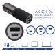 additional_image Caricatore da auto AK-CH-26 USB-A + USB-C PD 5-20V / max. 5A 100W Quick Charge 3.0 GaN