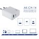 additional_image Caricabatterie AK-CH-14 USB-A + USB-C PD 5-20V / max. 3A 45W Quick Charge 3.0