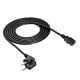 additional_image Power PC Cavo CEE 7/7 / IEC C13 AK-PC-106A CCA 3x0.75mm² 3m